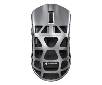 Myszka Attack Shark R3 Magnesium Alloy 8kHz/26kDPI PAW3395 srebrna